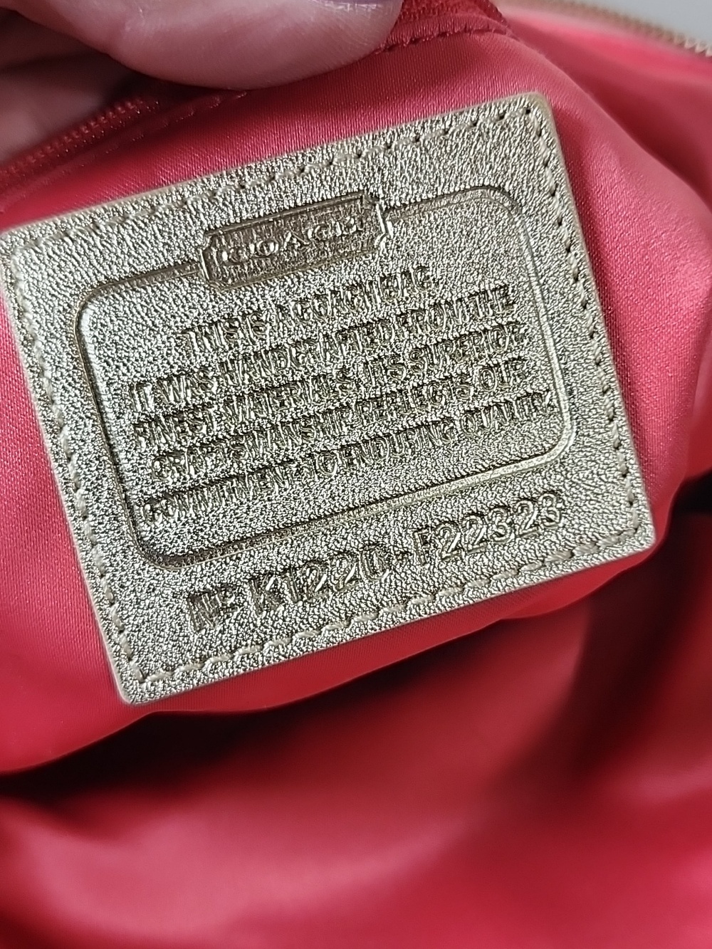 Coach Poppy Floral Flowers Beige Signature Floral Satchel with Gold Vintage - Picture 13 of 16